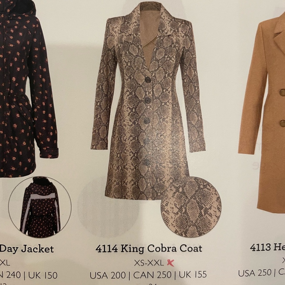 CAbi King Cobra coat